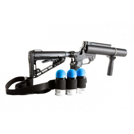 Bretelle un point Defense Technology avec cartouchière élastique - 3/6 munitions 40 mm
