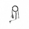 Câble Micro AlphaComSud pour Casque Antibruit Prise Coudée Midland Jack 3,5