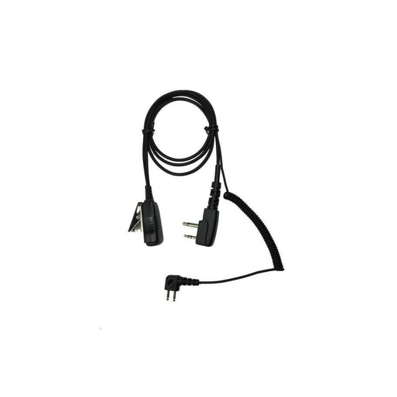 Câble Micro AlphaComSud pour Casque Antibruit Prise Coudée Midland Peltor Sporttac