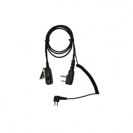 Câble Micro AlphaComSud pour Casque Antibruit Prise Coudée Midland Peltor Sporttac