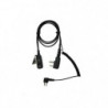 Câble Micro AlphaComSud pour Casque Antibruit Prise Coudée Midland Peltor Sporttac