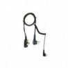 Câble Micro AlphaComSud pour Casque Antibruit Prise Coudée Motorola / Midland - G15