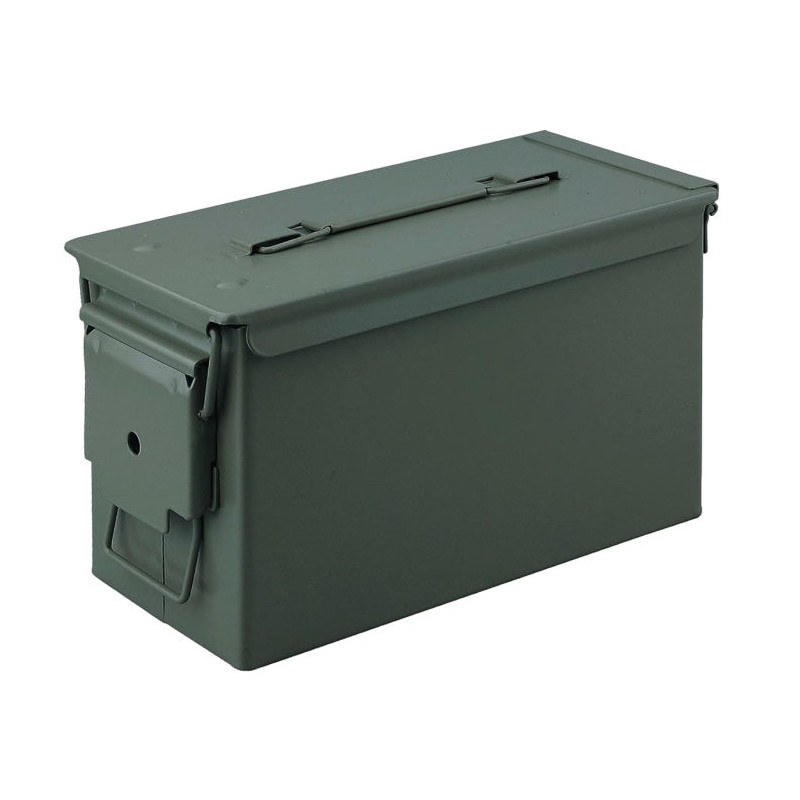 Caisse munition Métal cal.50 OLIVE 33X18X23 cm