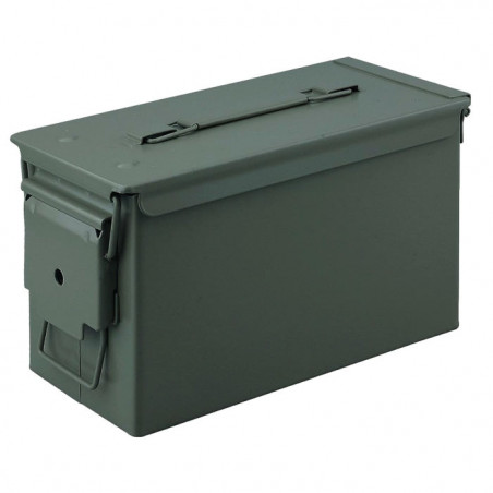 Caisse munition Métal cal.50 OLIVE 33X18X23 cm
