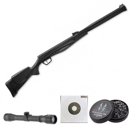 Carabine à plomb Stoeger RX20 S3 Suppressor Synth - Cal. 4.5 Lunette RTI 4x32 et accessoires