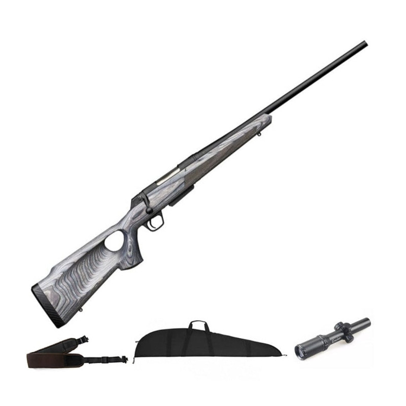 Carabine à Verrou Winchester XPR Thumbhole - Cal. 243 Win - Pack Battue