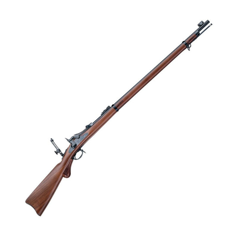 Carabine historique Davide Pedersoli Springfield tradoor long range avec dioptre