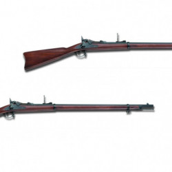 Carabine historique Davide Pedersoli Springfield tradoor riggle à cartouche métallique - Cal. 45-70 gov