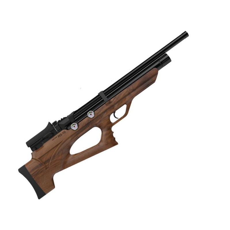 Carabine PCP Aselkon Mx10 Wood Régulateur Jet Black 19J - Cal. 5.5