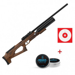 Carabine PCP Aselkon Mx9 Sniper Régulateur Jet Black 54J - Cal. 5.5