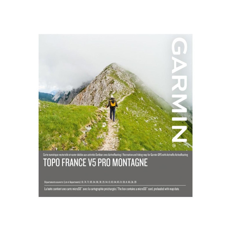 Carte Garmin topo france V5 pro