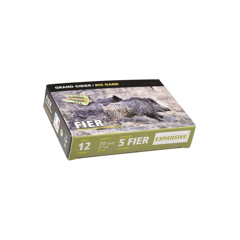 Cartouche Fier à balles Expansive 27.5g - Cal. 12/70