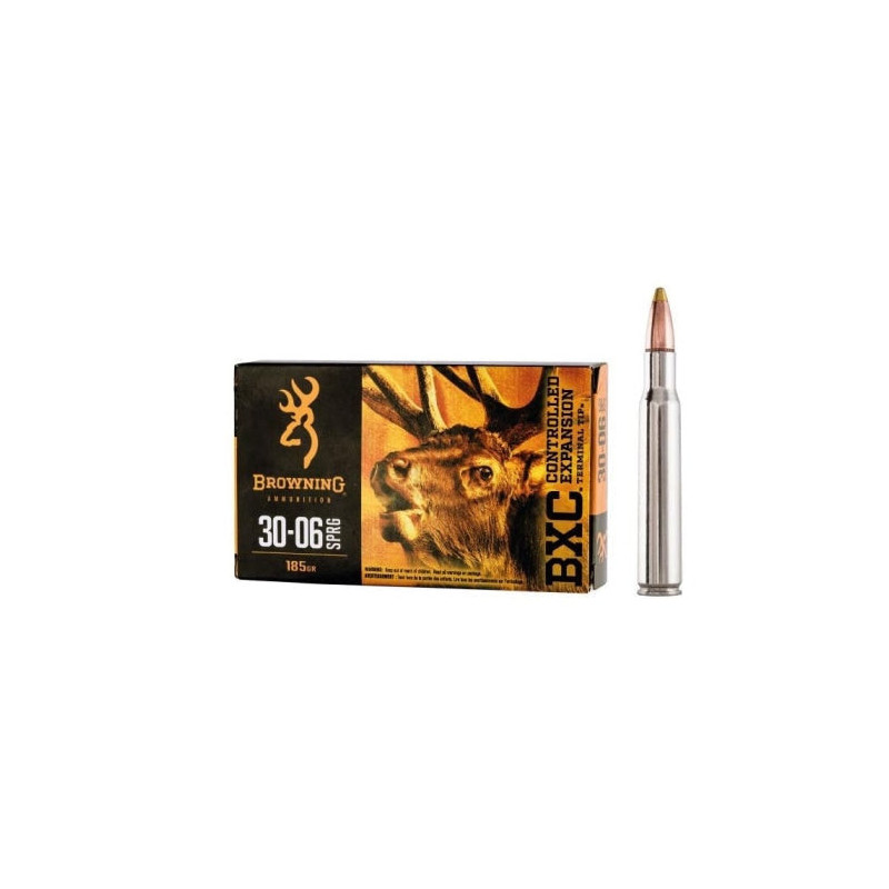 Cartouches Browning BXC 185 gr - Cal. 30-06