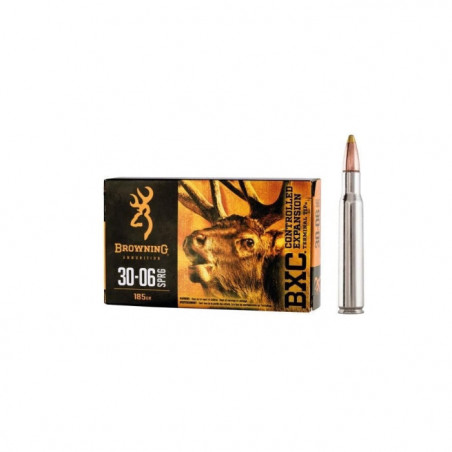 Cartouches Browning BXC 185 gr - Cal. 30-06