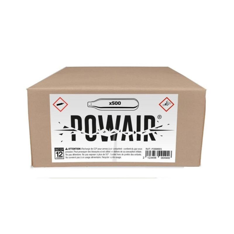 Cartouches Colombi Powair Co2 12Gr par 500