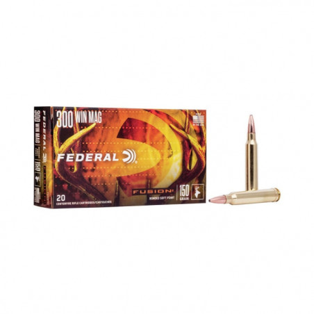 Cartouches Fédéral Fusion - Cal. 22-250 Rem