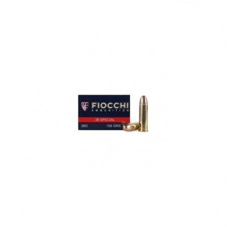 Cartouches Fiocchi C/38 SP FMJ - Boîte de 50