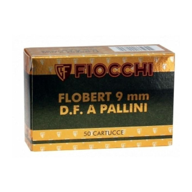 Cartouches Fiocchi Flobert PB10 - Cal. 9mm
