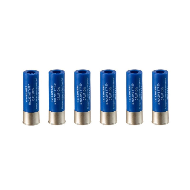 Cartouches Fusil à Pompe 15BBS S&T 6PCS