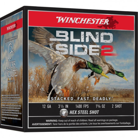 Cartouches Winchester Blind Side 2 46 g - Cal.12/89 - Par 25