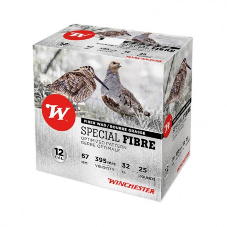 Cartouches Winchester Spécial Fibre 32 g - Cal. 12/67