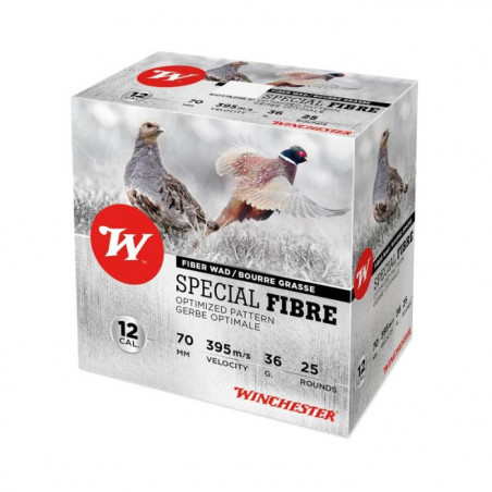 Cartouches Winchester Spécial Fibre 36 g - Cal. 12/70