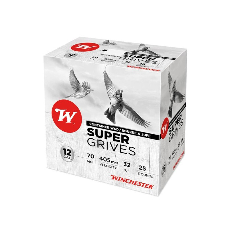 Cartouches Winchester Spécial Migrateur 32 g - Cal. 12/70