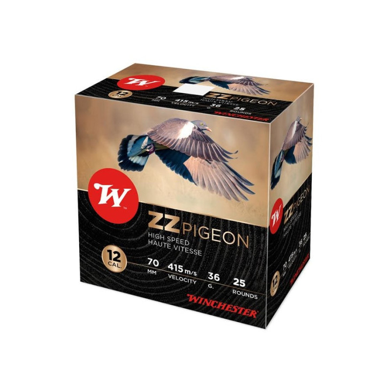 Cartouches Winchester ZZ Pigeon 36 g - Cal. 12/70