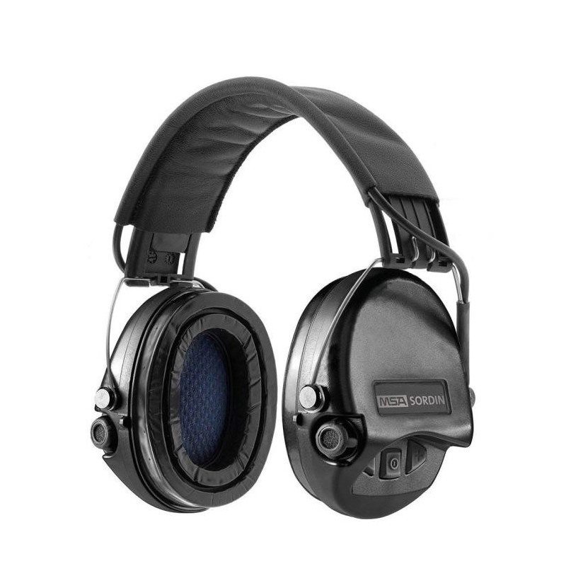 Casque actif MSA Supreme pro Noir - MSA Sordin coussinets