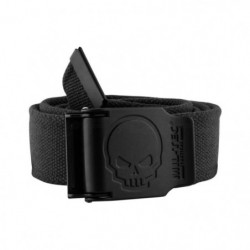 Ceinture Miltec boucle tête de mort - 4 cm x 130 cm