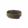Ceinture Tresse Januel Elastique - Boucle Bronze 90x5 cm