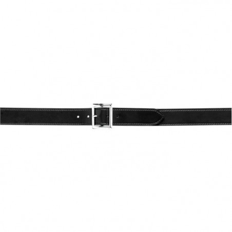 Ceinturon Cuir Safariland 1 Ardillon - Boucle carrée Chrome 45 mm Noire