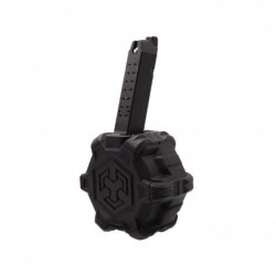 Chargeur arme de poing AW Customs Drum AWCustom VX7 & VX9 standard Noir