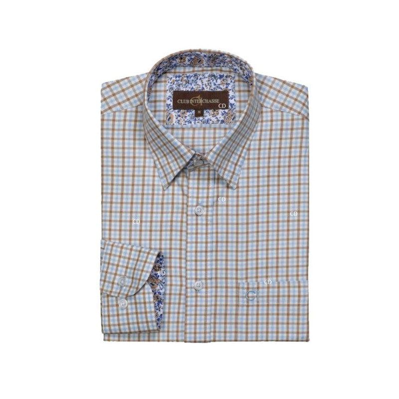 Chemise de chasse Club Interchasse Oscar sans broderie