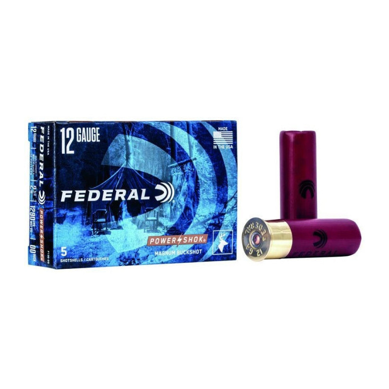 Chevrotine Federal Buckshot - Cal 20/70