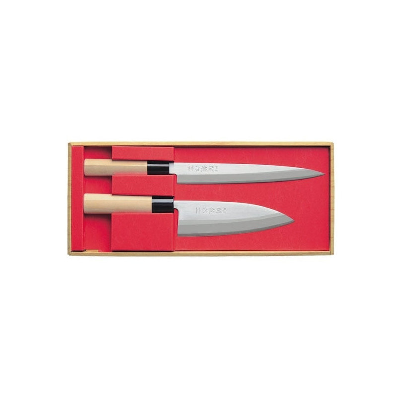 Coffret 2 Couteaux Sekiryu Sashimi & Deba