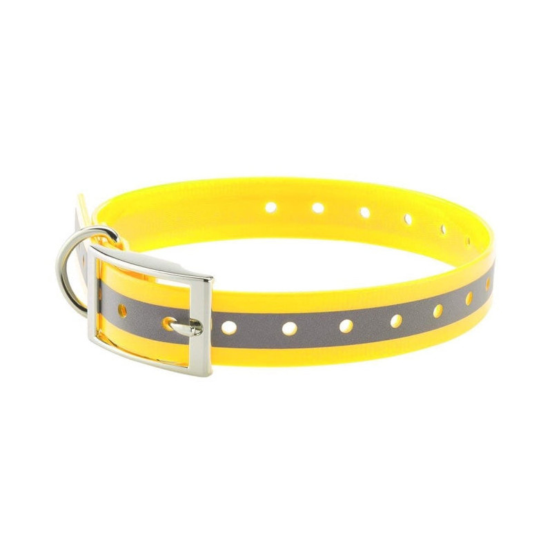 Collier pour chien Country Fluo réfléchissant - 2.5 x 60 cm