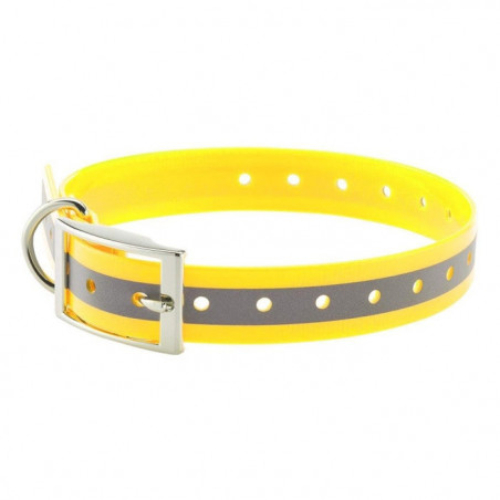 Collier pour chien Country Fluo réfléchissant - 2.5 x 60 cm