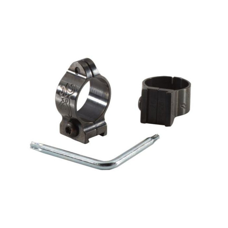 Colliers de montage Browning 25.4 mm brillant - Paire