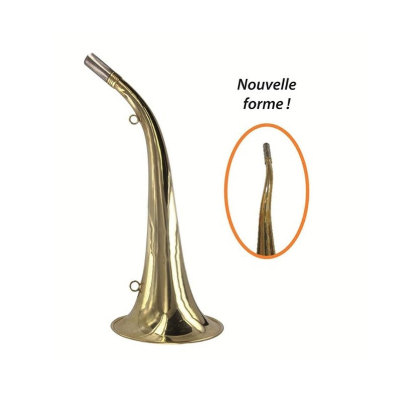 Corne Fuzyon laiton verni nouvelle forme