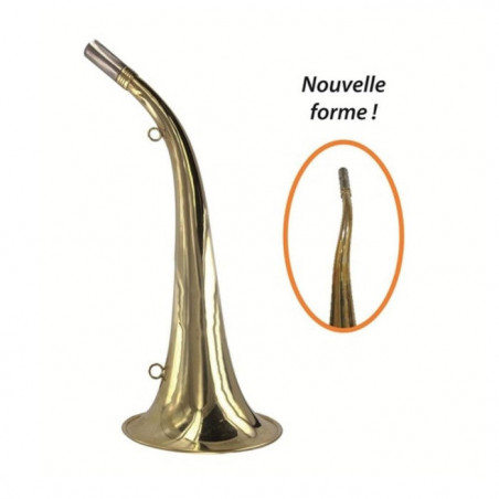 Corne Fuzyon laiton verni nouvelle forme
