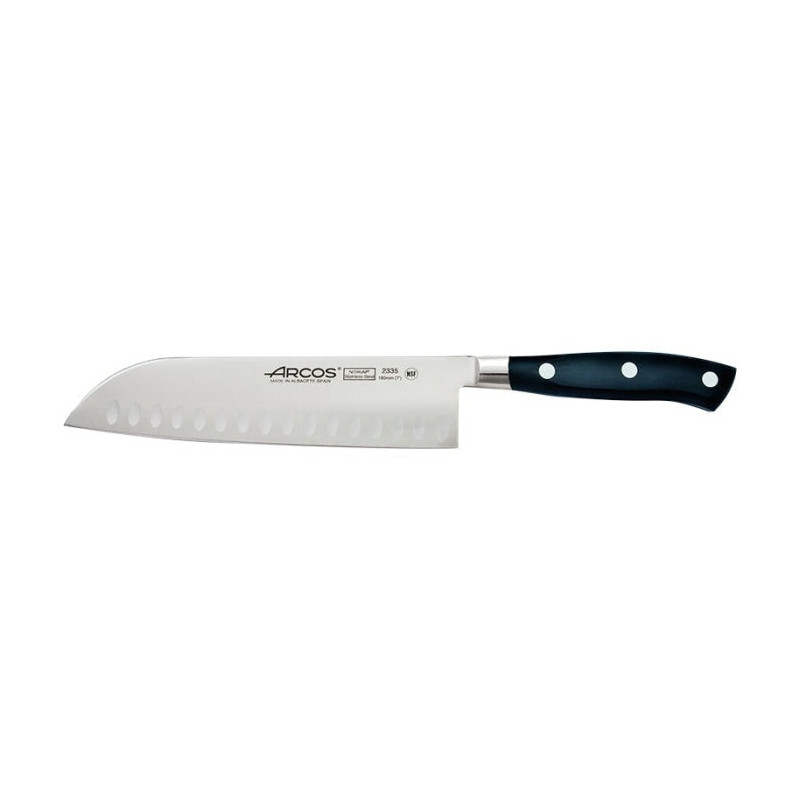 Couteau Arcos Riviera - Santoku - Lame 180mm