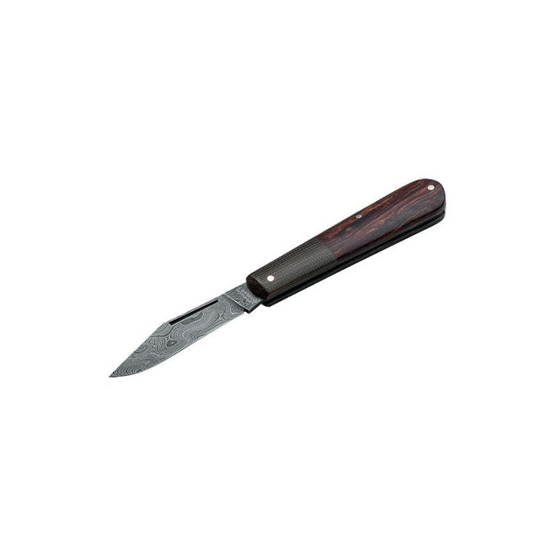 Couteau Boker Barlow Integral Leopard Damas - Lame 67mm