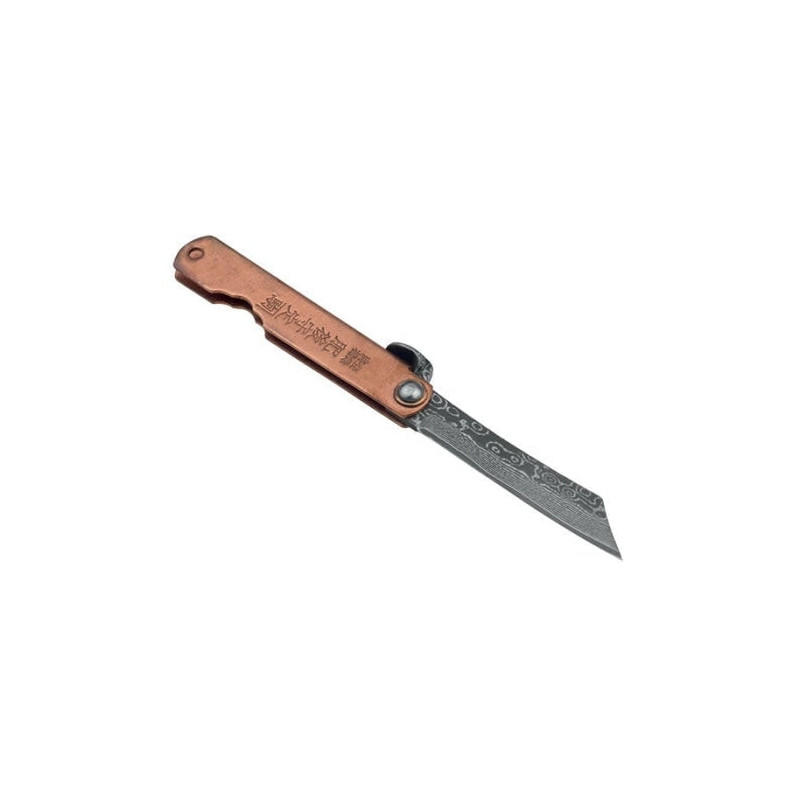 Couteau Boker Higonokami Bonsai Irogane Damascus - Lame 40mm