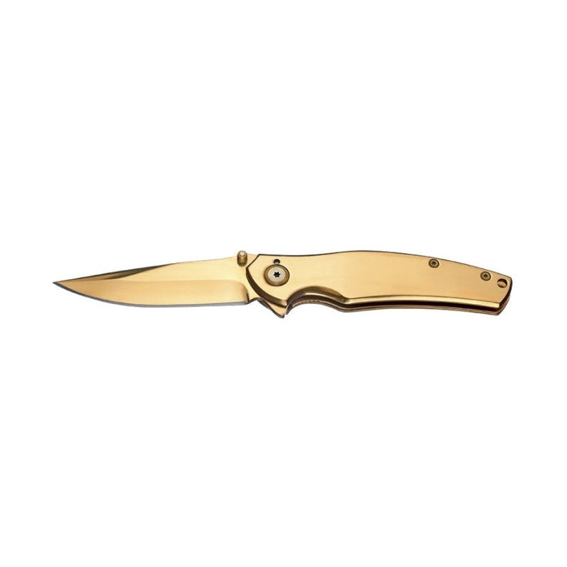 Couteau Boker Magnum Gold Finger - Lame 80mm