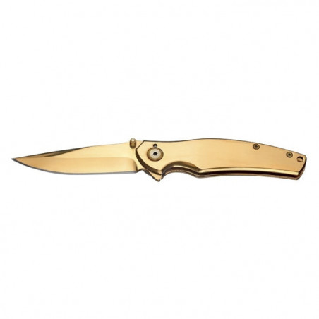 Couteau Boker Magnum Gold Finger - Lame 80mm