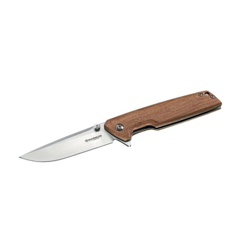 Couteau Boker Magnum Straight Brother Wood - Lame 90mm