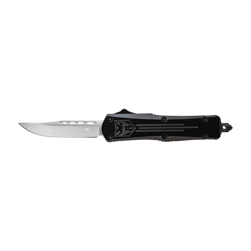 Couteau Cobra Tec Medium FS-3 OTF Black - Lame 76mm