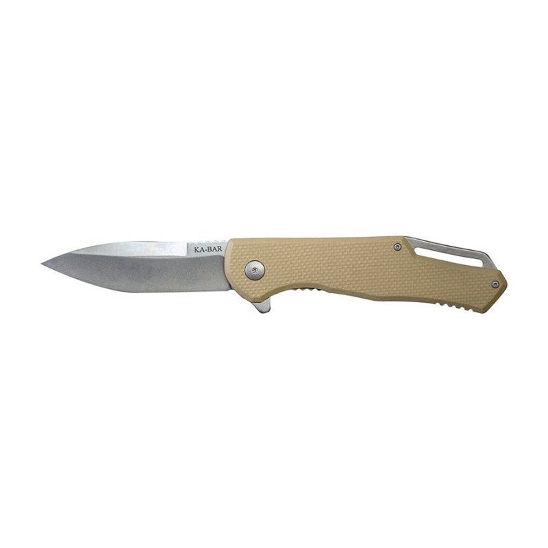 Couteau Kabar Jarosz Spear Point Flipper - Lame 89mm