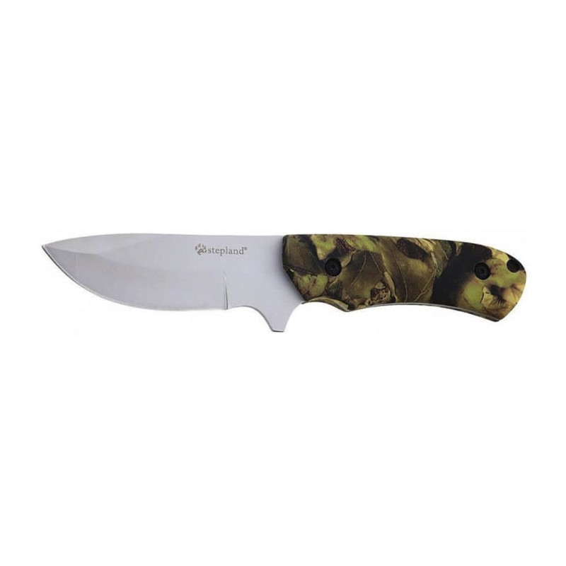 Couteau manche camo Stepland avec etui cordura